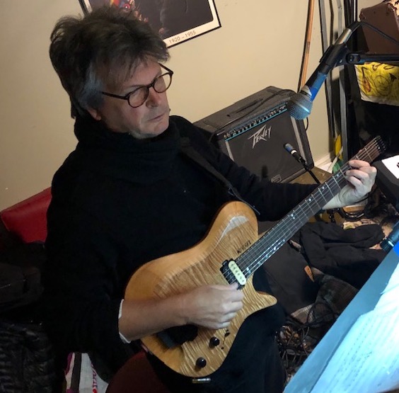 Dave Howard in the studio